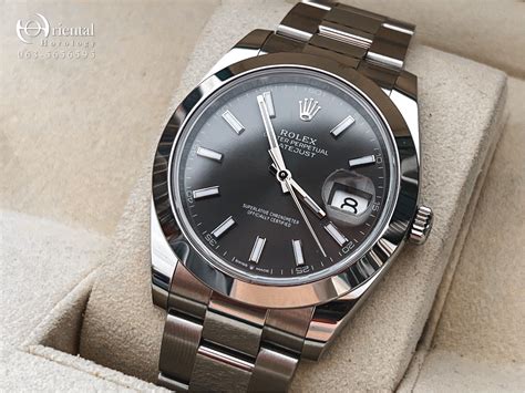 rolex 41er|Rolex date just 41mm.